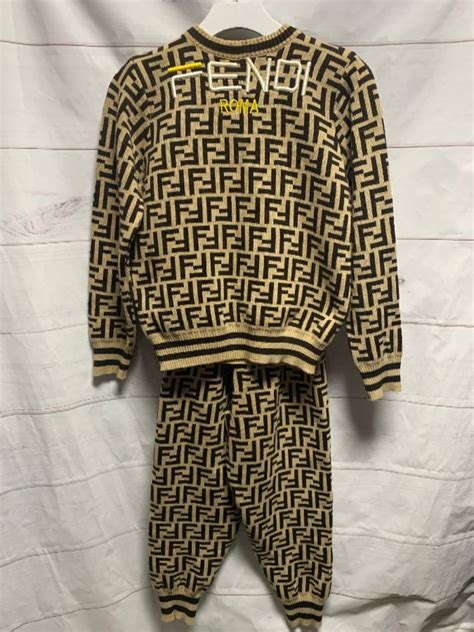 fendi sweat suit replica|fendi sweatshirts for women.